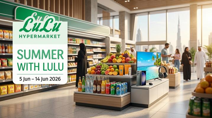 عروض الصيف مع اللولو في الإمارات – تخفيضات حتى 59% على المكيفات والأجهزة المنزلية وأدوات المطبخ (5-14 يونيو 2026)