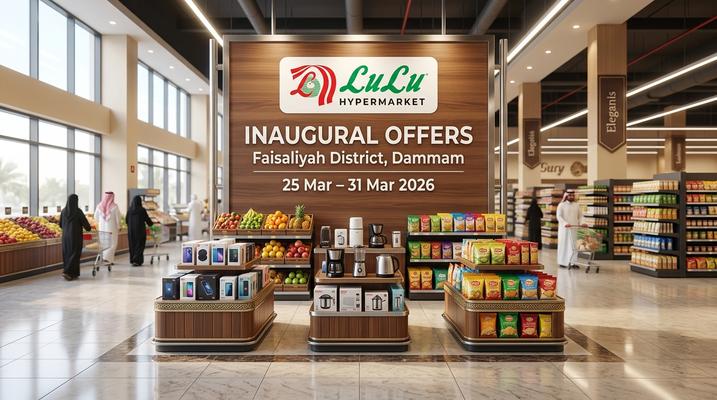 LuLu Inaugural Offers in Dammam, Saudi Arabia – Faisaliyah District Deals (25–31 Mar 2026)