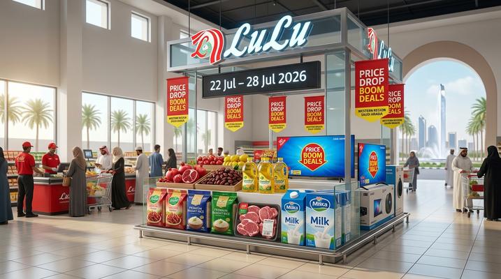 LuLu Price Drop Boom Deals Western Region KSA – July 22-28, 2026 | Big Savings in Jeddah, Mecca & More