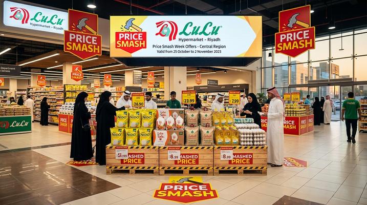 Lulu Price Smash Week Offers in KSA – Central Region Deals from 15 to 21 Apr 2026