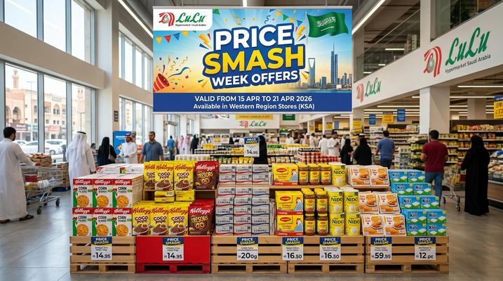 LuLu Price Smash Week Offers in Saudi Arabia (Jeddah, Mecca, Taif & More) – 15 to 21 Apr 2026