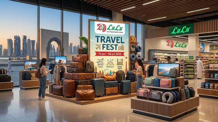 LuLu Qatar Travel Fest Offers in Doha – Up to 43% Off Luggage & Trolleys (14 Jun – 06 Jul 2026)