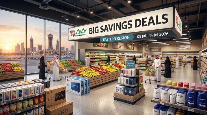LuLu Saudi Arabia: Big Savings Deals in Khobar, Dammam, Riyadh & Eastern Region (08-14 Jul 2026)