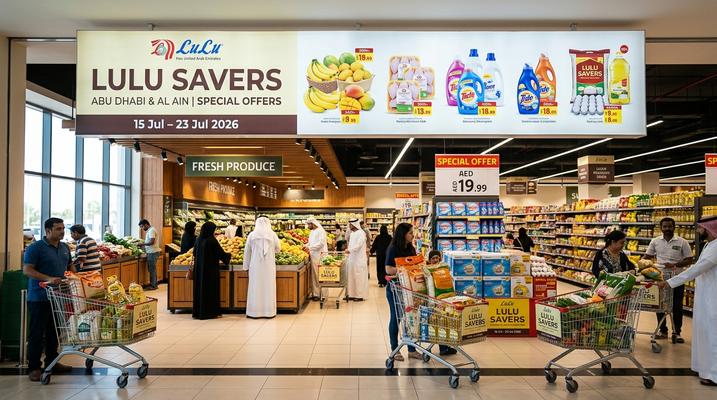 LuLu Savers Abu Dhabi & Al Ain Offers July 15–23, 2026 | UAE Deals & Discounts