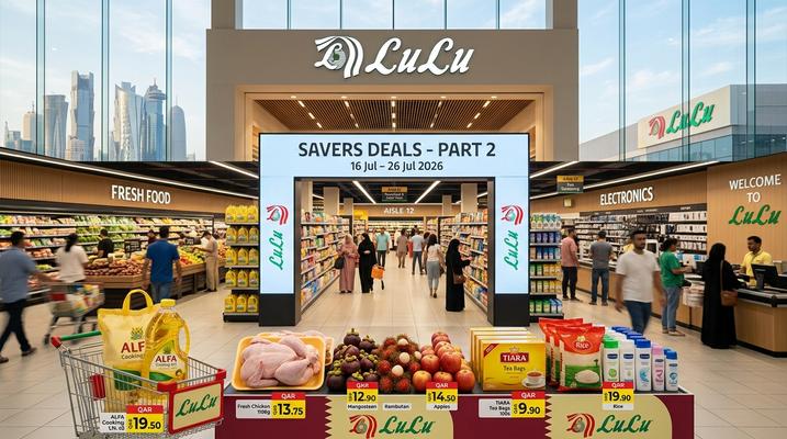 LuLu Savers Deals Part 2: Up to 54% Off in Doha, Al Khor & Lusail – Qatar (16–26 Jul 2026)