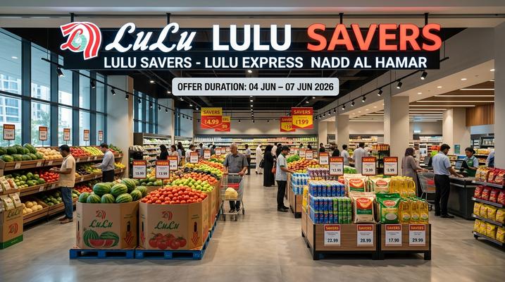 Lulu Savers Offers at Lulu Express Nadd Al Hamar, Dubai – 4-7 June 2026