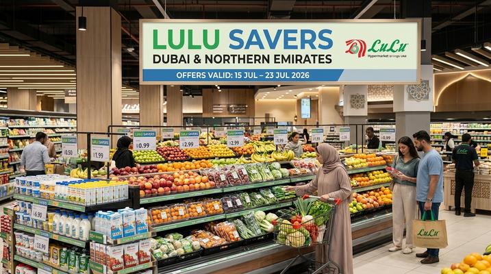 Lulu Savers Offers in Dubai, Sharjah & Northern Emirates, UAE – 15 to 23 July 2026