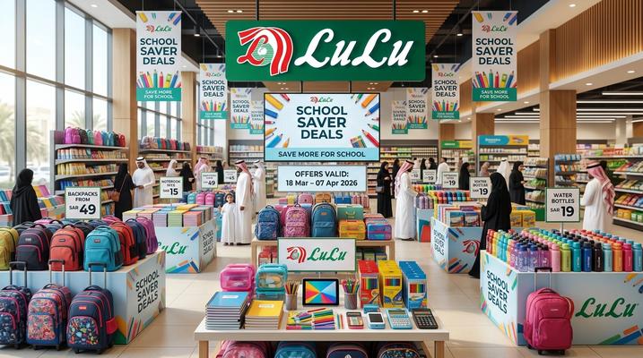 LuLu School Saver Deals in Saudi Arabia – Up to 68% Off from 18 Mar to 7 Apr 2026