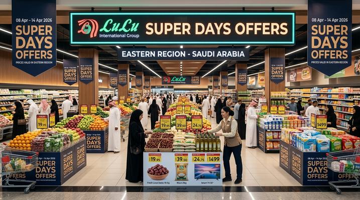 Lulu Super Days Offers in Eastern Region, Saudi Arabia – Apr 8 to 14, 2026