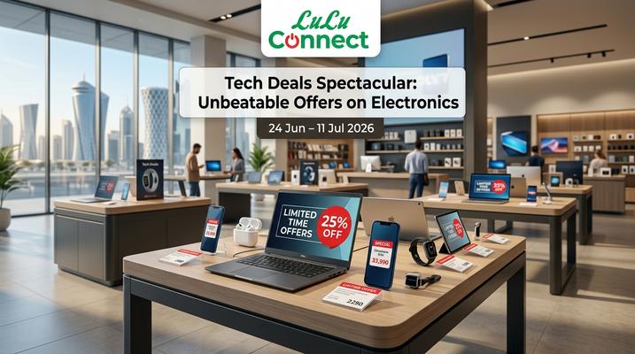 Lulu Tech Deals Qatar – Best Offers in Doha & Lusail (24 Jun – 11 Jul 2026)