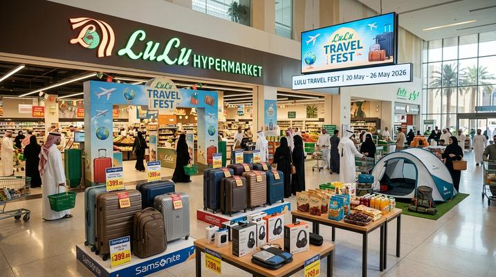 LuLu Travel Fest UAE, Saudi Arabia: Best Deals on Luggage & Travel Gear (20-26 May 2026)