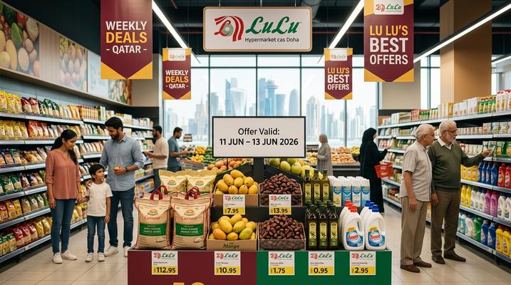 عروض اللولو الأسبوعية في الدوحة ولوسيل قطر: تخفيضات حصرية لمدة 3 أيام (11-13 يونيو 2026)