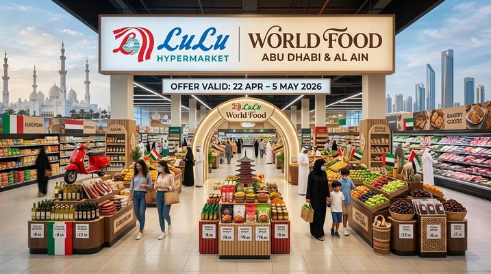 Lulu World Food Offers in Abu Dhabi & Al Ain, UAE – 22 Apr to 05 May 2026