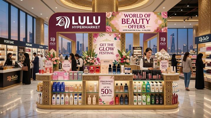 Lulu World of Beauty Offers: Skincare, Haircare & Fragrance Deals in Lusail & Doha, Qatar (14-24 May 2026)