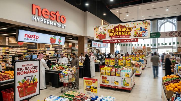 Nesto Big Basket Bonanza Offers in Jubail & Al Ahsa, Saudi Arabia – 22 to 28 Apr 2026