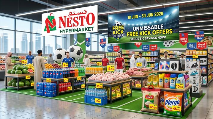 عروض نستو فري كيك في الإمارات حتى 30 يونيو 2026 - تلفزيونات وإلكترونيات بخصومات تصل إلى 55%