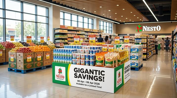 Nesto Gigantic Savings Offers in UAE – April 6 to 8, 2026 | Up to 52% Off