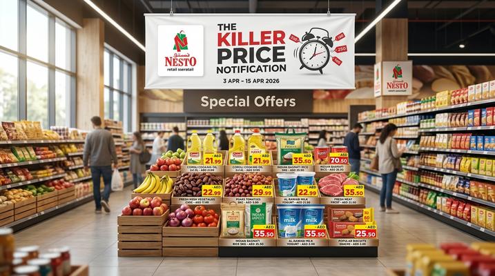 Nesto Killer Price Offers in UAE – Massive Discounts on Electronics & More (3–15 Apr 2026)