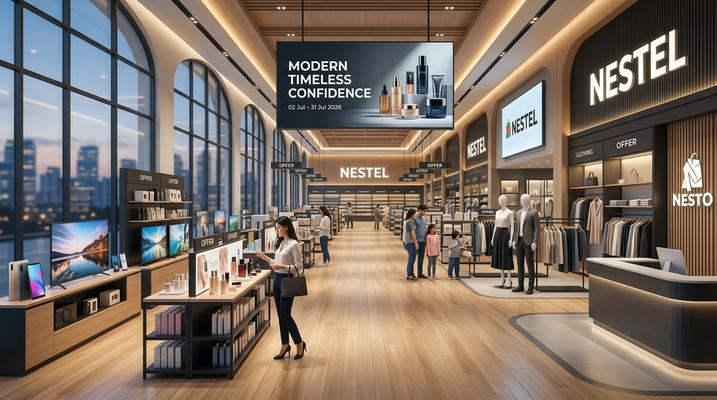 Nesto UAE Modern Timeless Confidence July 2026 Offers – Up to 45% Off