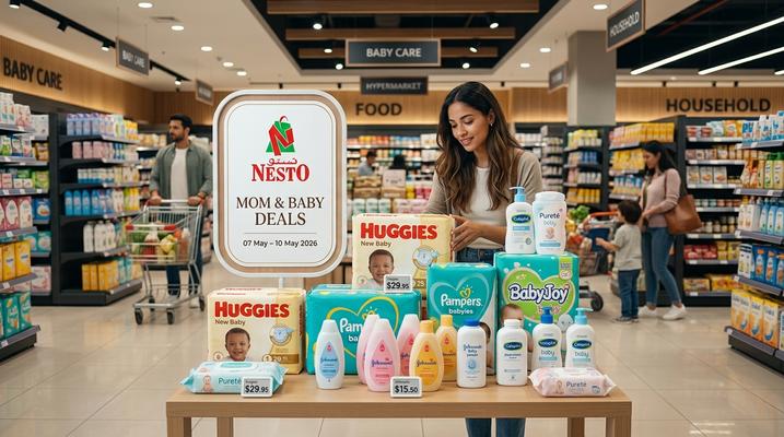 Nesto Mom & Baby Deals UAE – May 9-10, 2026: Save Up to 19% on Baby Formula, Milk Powder, Snacks & More