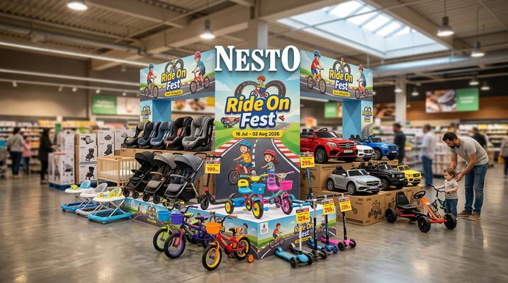 Nesto Ride On Fest Offers UAE – Best Deals on Bikes, Cars & Accessories (16 July 2026 Only)