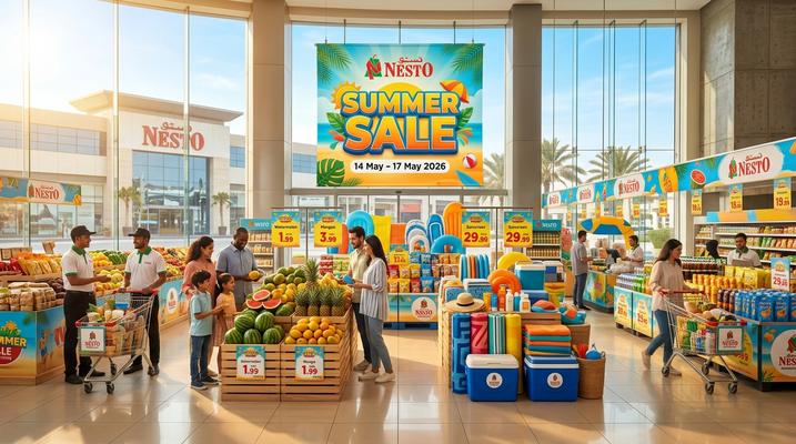 Nesto Summer Sale UAE – Deals Up to 70% Off | 14–17 May 2026