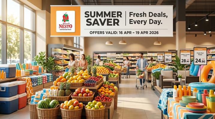 Nesto Summer Saver Offers in UAE – Amazing Deals from 16 to 19 April 2026