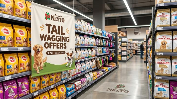 Nesto Tail Wagging Offers in UAE – Pet Food Deals from 16 to 22 April 2026