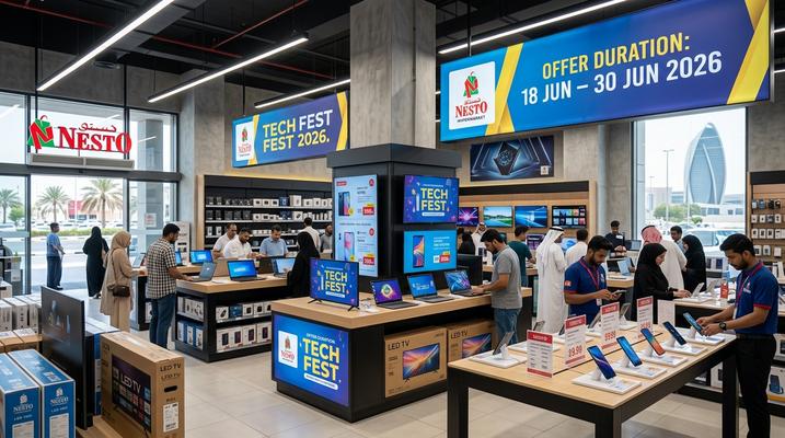 Nesto Tech Fest Offers in UAE (Sharjah, Ajman, Dubai) – Best Deals on Smartphones & Accessories 18-30 Jun 2026