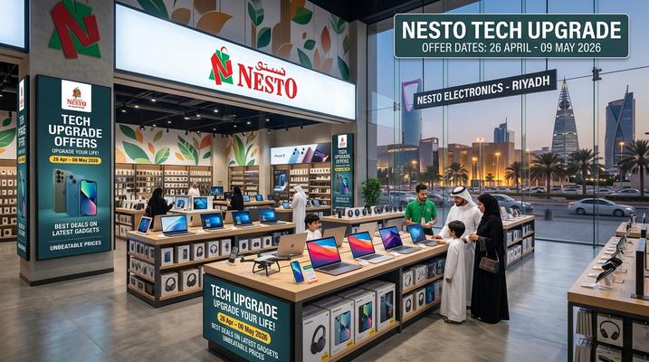 عروض نستو ترقية التكنولوجيا في السعودية والإمارات - من 26 أبريل حتى 9 مايو 2026