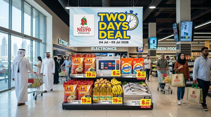 Nesto UAE Two Days Deal: Fresh Seafood Offers 04-05 July 2026