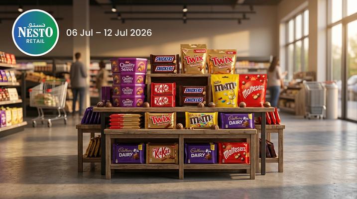 Nesto UAE Choco Deals: Up to 62% Off Chocolates & Sweets (07–12 July 2026)