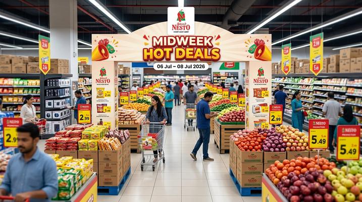 Nesto UAE Midweek Hot Deals: Up to 53% Off on Groceries, Household & More (6-8 July 2026)