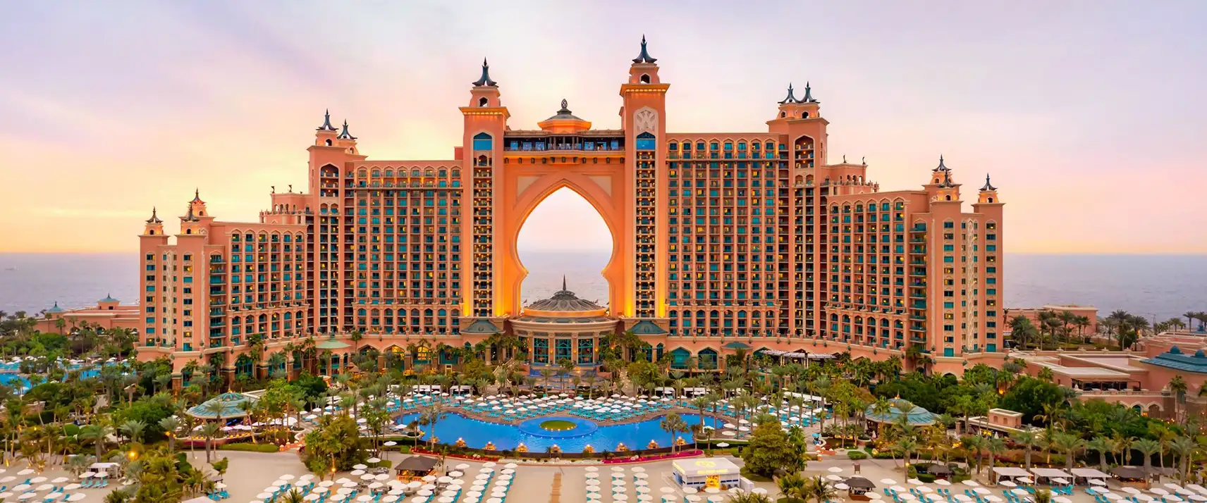 Atlantis The Palm New Year’s Eve gala dinner with family fireworks views