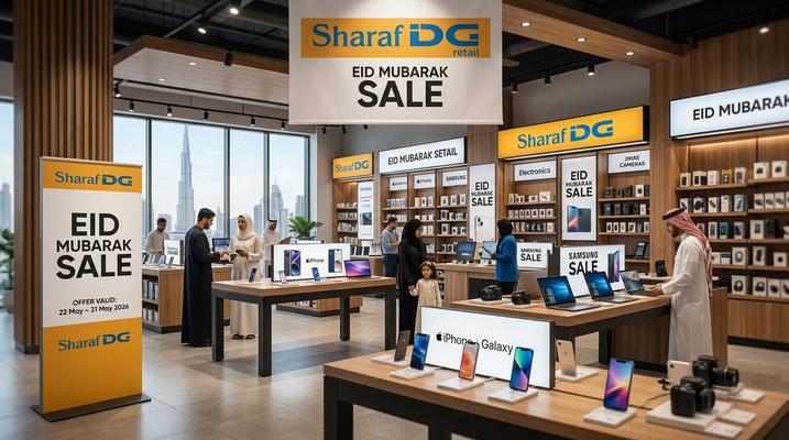 Sharaf DG Eid Mubarak Sale 2026: Best Offers on Appliances & Phones in UAE