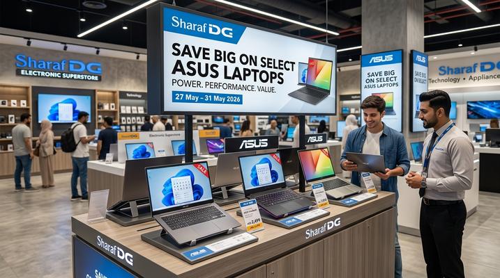 Sharaf DG UAE: Save Big on Select ASUS Laptops – 27-31 May 2026 Offers