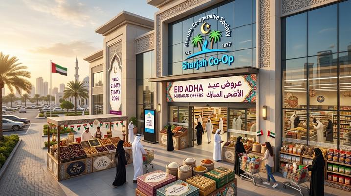 عروض عيد الأضحى المبارك من جمعية الشارقة التعاونية في الشارقة، الإمارات - 22 مايو حتى 31 مايو 2026