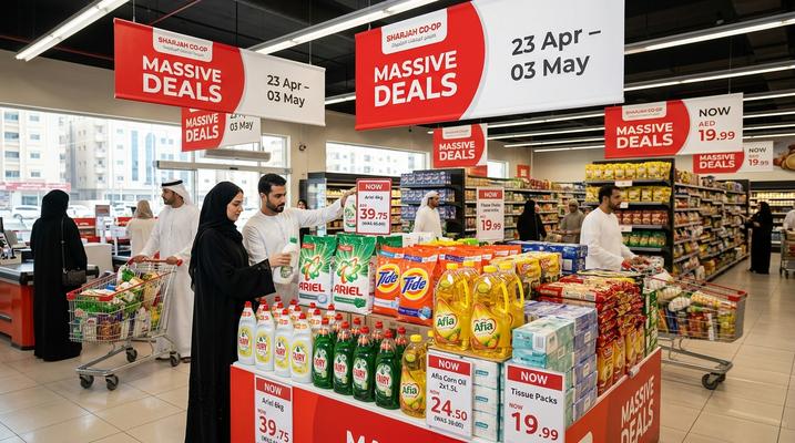 Sharjah Cooperative Society Massive Deals in Sharjah, UAE – 24 Apr to 3 May 2026