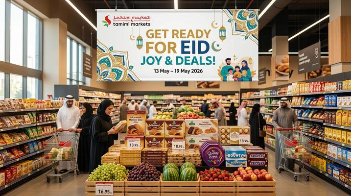 Tamimi Markets KSA Eid Joy & Deals: 13–19 May 2026 Savings up to 73% Off