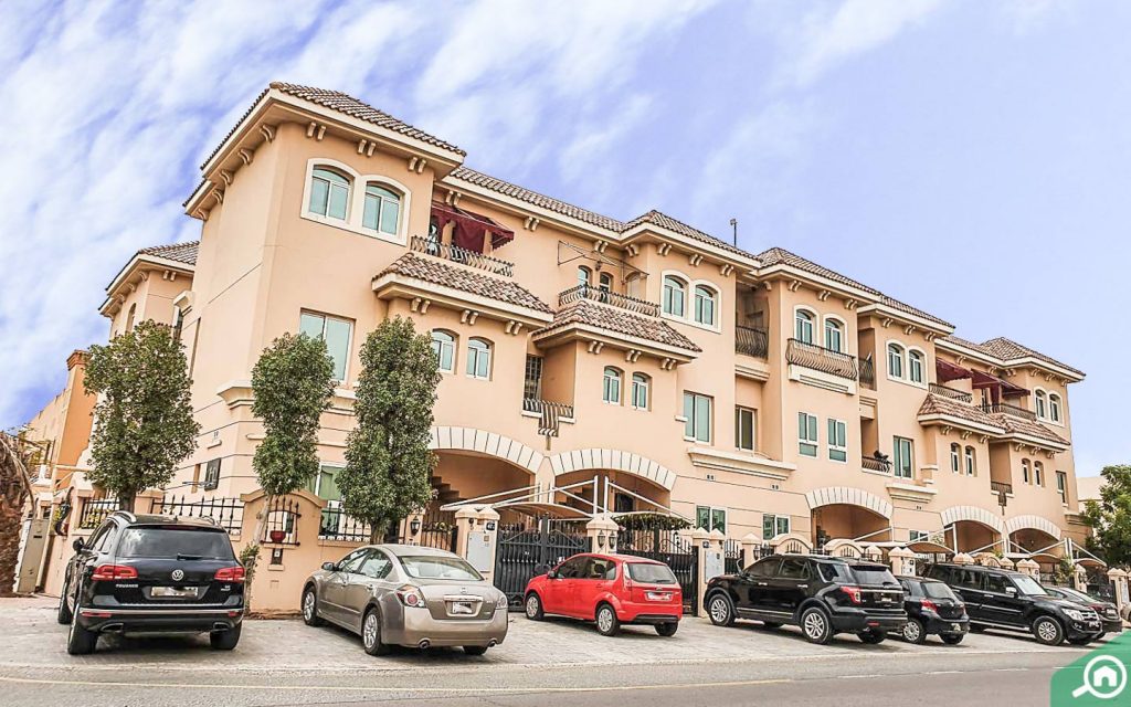 Uptown Mirdif apartment exteriors, an Emicool-cooled community in Dubai