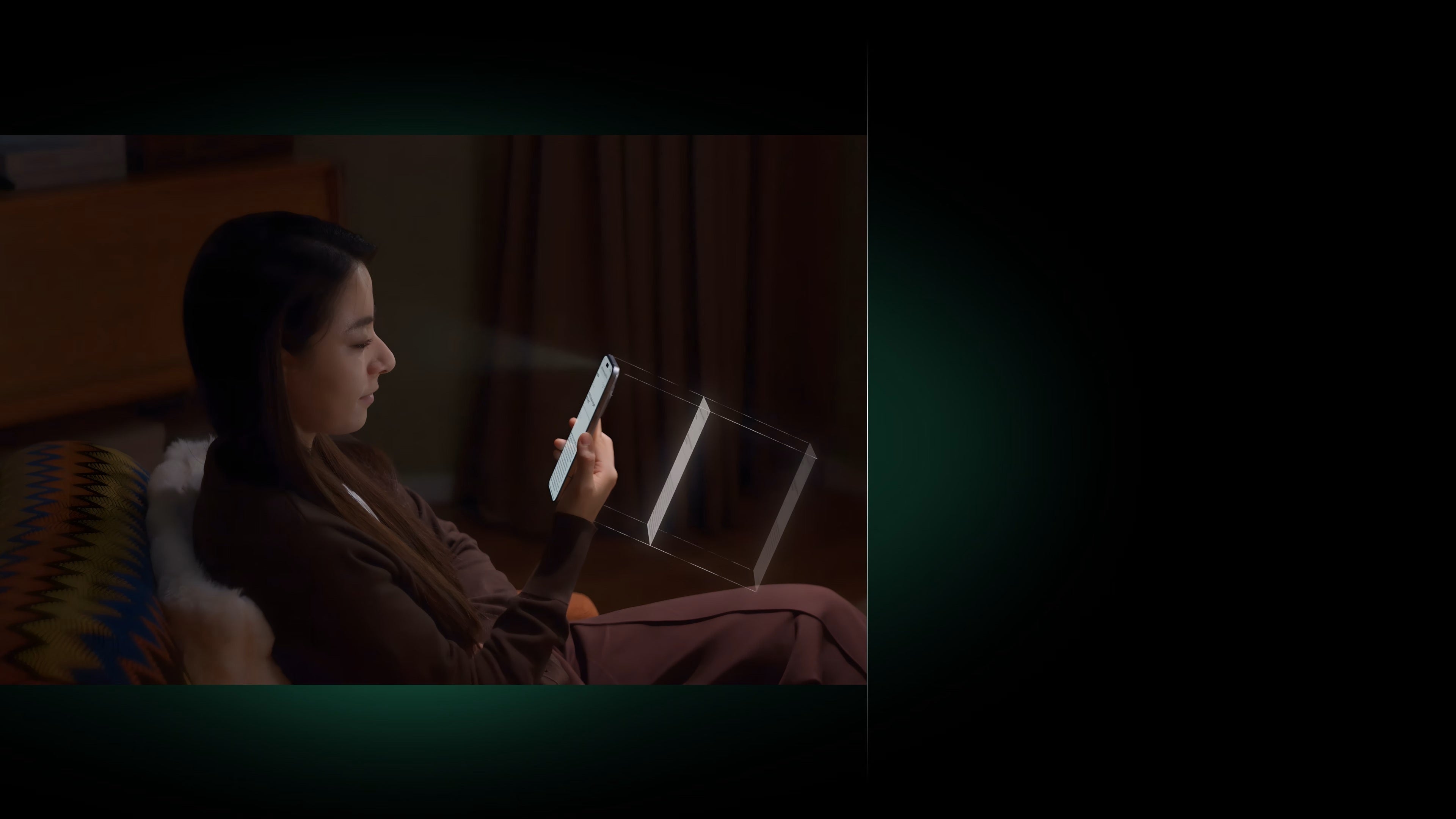 Defocus technology simulates depth to help eyes relax