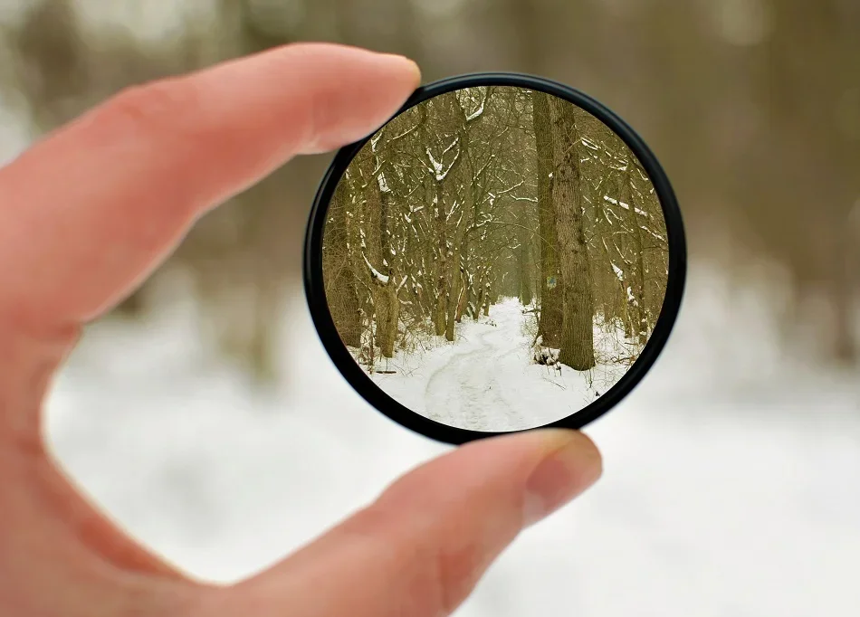 Circular polarization reduces glare and mimics natural sunlight