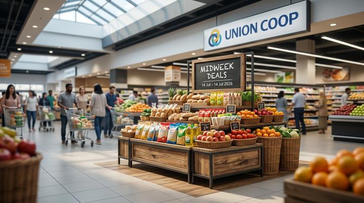 Union Coop Midweek Deals UAE: 50% Off on Selected Groceries & Personal Care (14 July 2026 Only)