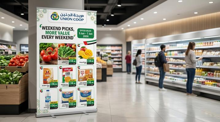 Union Coop UAE: Weekend Pics June 5-7, 2026 – Save Up to 57% on Fresh Food, Appliances & More