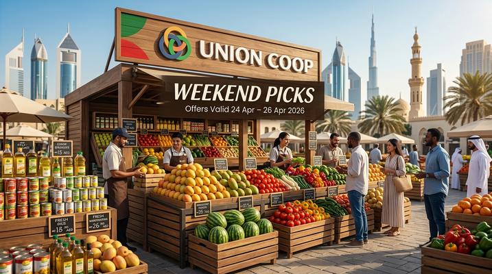 عروض تعاونية الإتحاد في الإمارات - مختارات نهاية الأسبوع من 24 إلى 26 أبريل 2026