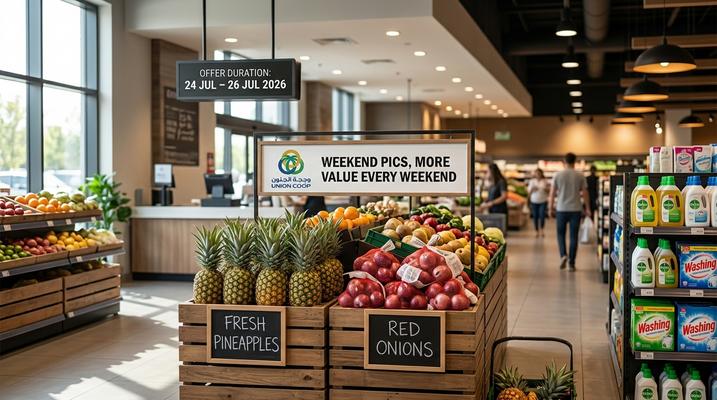 عروض تعاونية الاتحاد في الإمارات: مختارات نهاية الأسبوع من 24 إلى 26 يوليو 2026