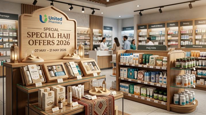 United Pharmacy Hajj Offers in UAE, KSA – Valid Till 9 May 2026