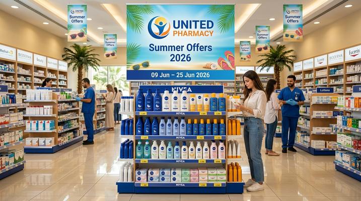 United Pharmacy Summer Offers 2026 in UAE, Saudi Arabia – Huge Savings on NIVEA, ACM & More