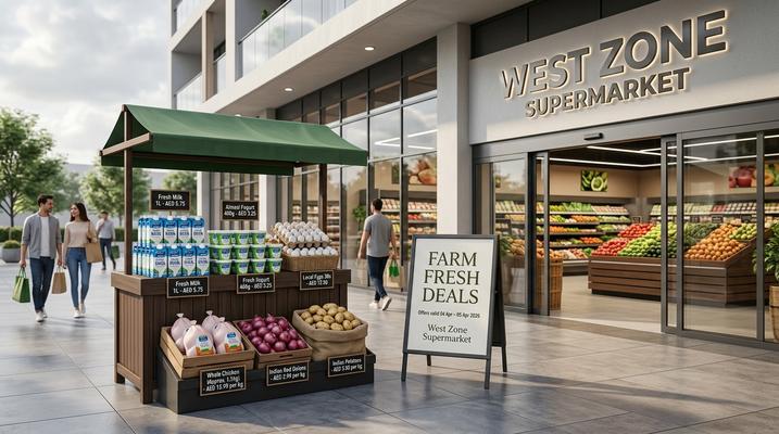 West Zone Farm Fresh Deals in UAE – April 4 to 5, 2026 | Fresh Fruits & Vegetables Offers