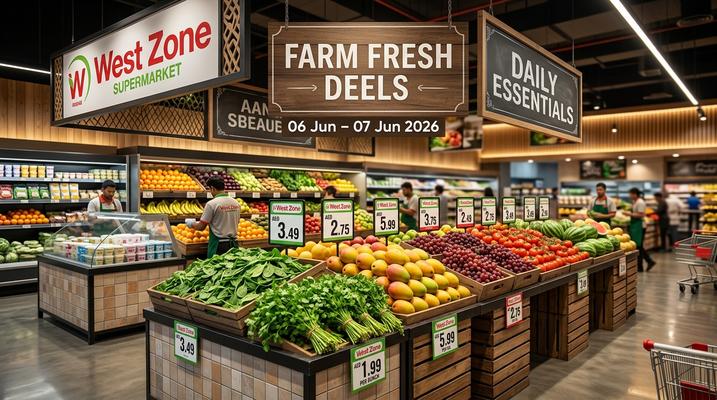 West Zone Farm Fresh Deals: Fresh Fruits & Vegetables Offers in UAE June 6-7 2026